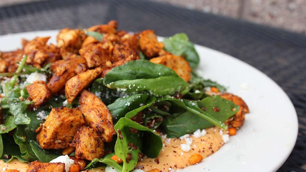 Salmon and Spinach Feast