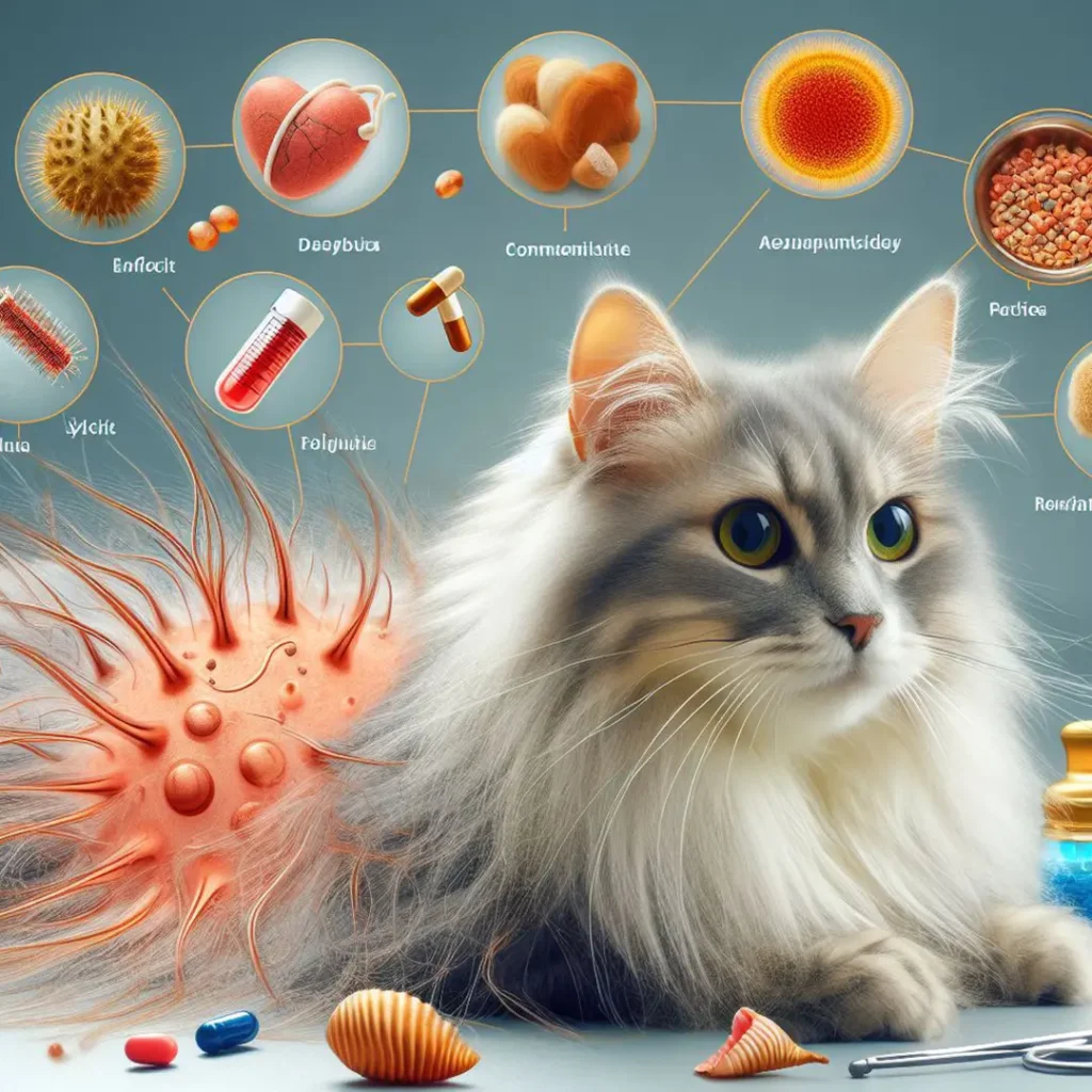 Medical Conditions Related to Cat Hair Loss
