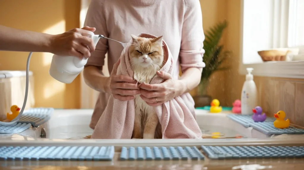 How to Safely Bathe Your Cat for Flea Removal Without Getting Scratched