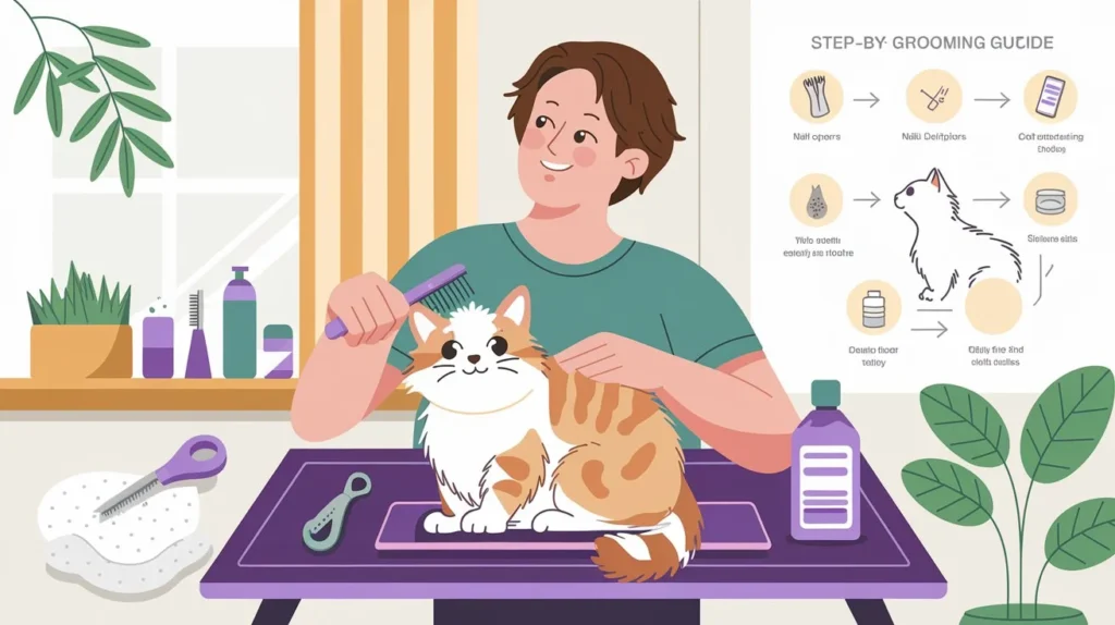 Comprehensive Step-by-Step Cat Grooming Guide for Beginners